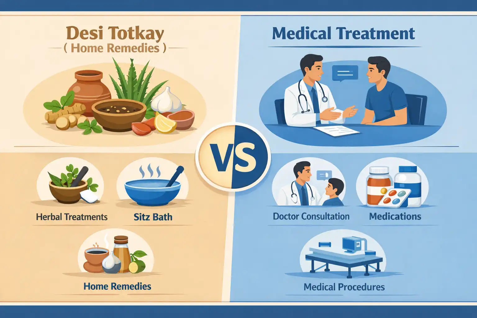desi totkay vs medical treatment - Karachi Piles Clinic safe medical treatment for piles