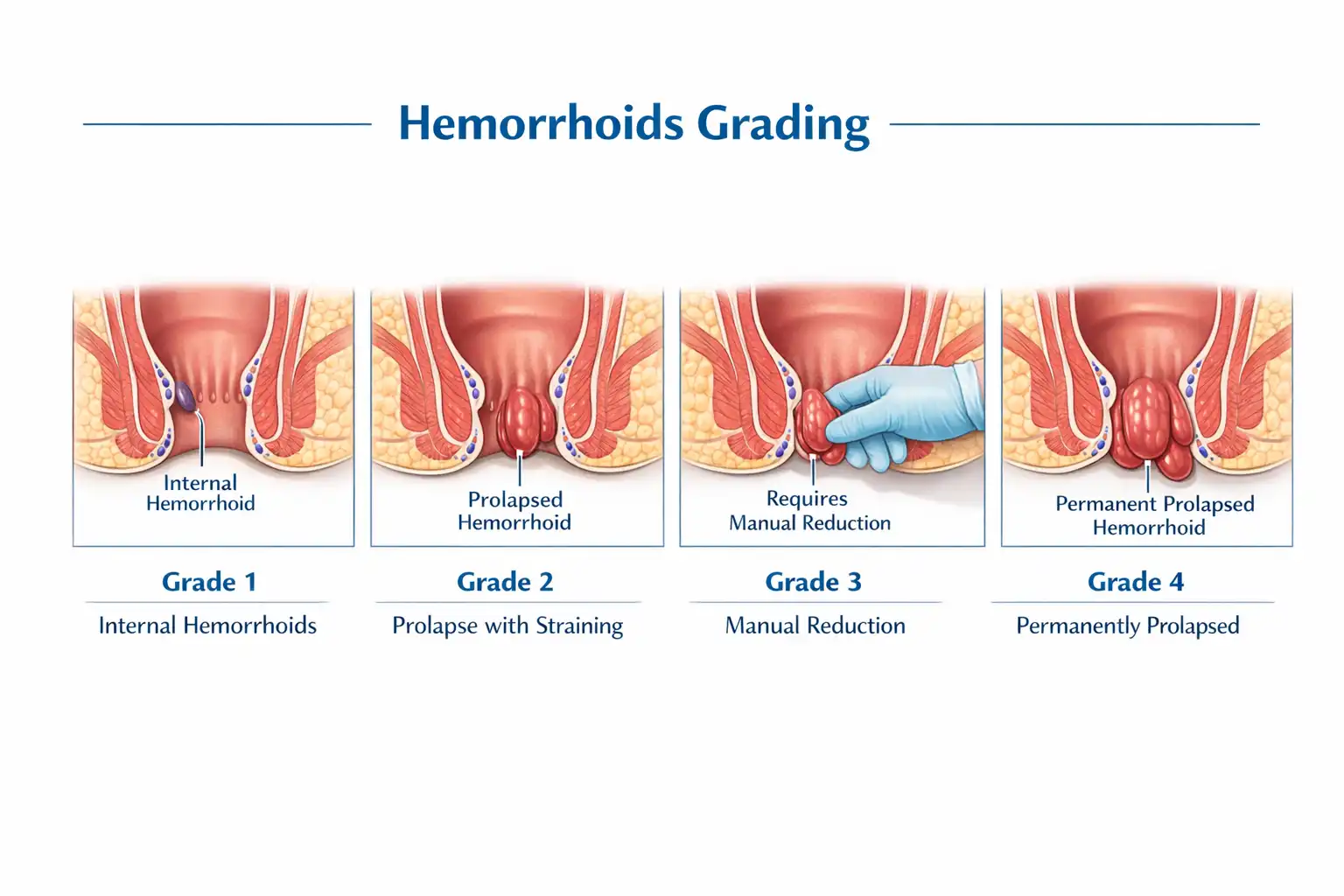 piles grading diagnosis guide