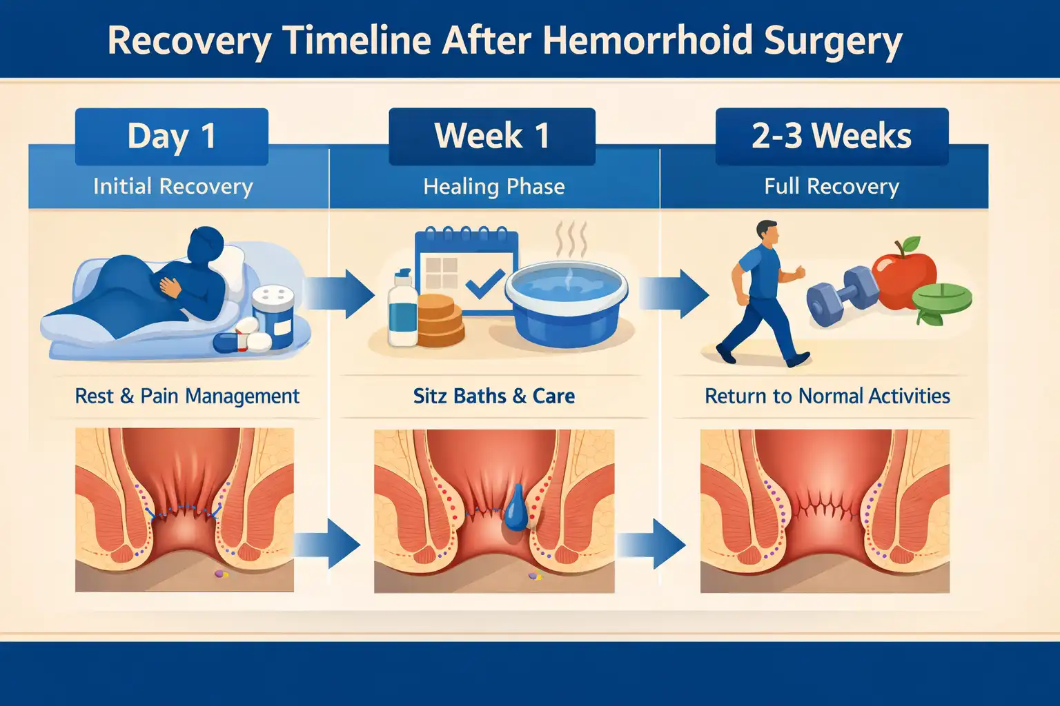 piles surgery recovery guide