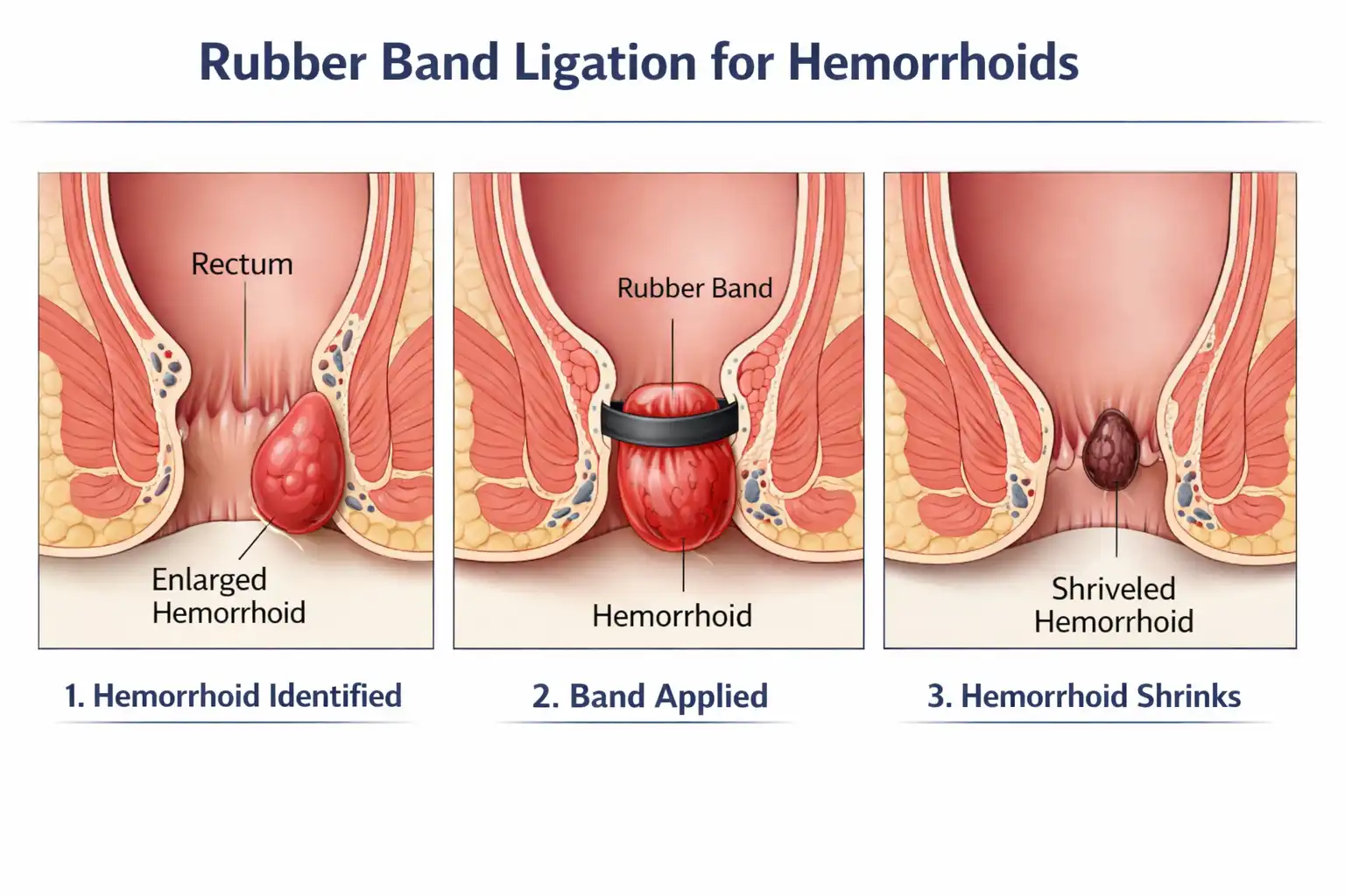 piles banding procedure relief